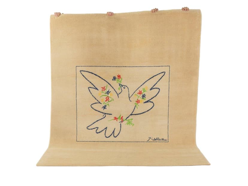 Dywan Picasso 240x200 cm, multikolor, wełna, Niderlandy, lata 90.