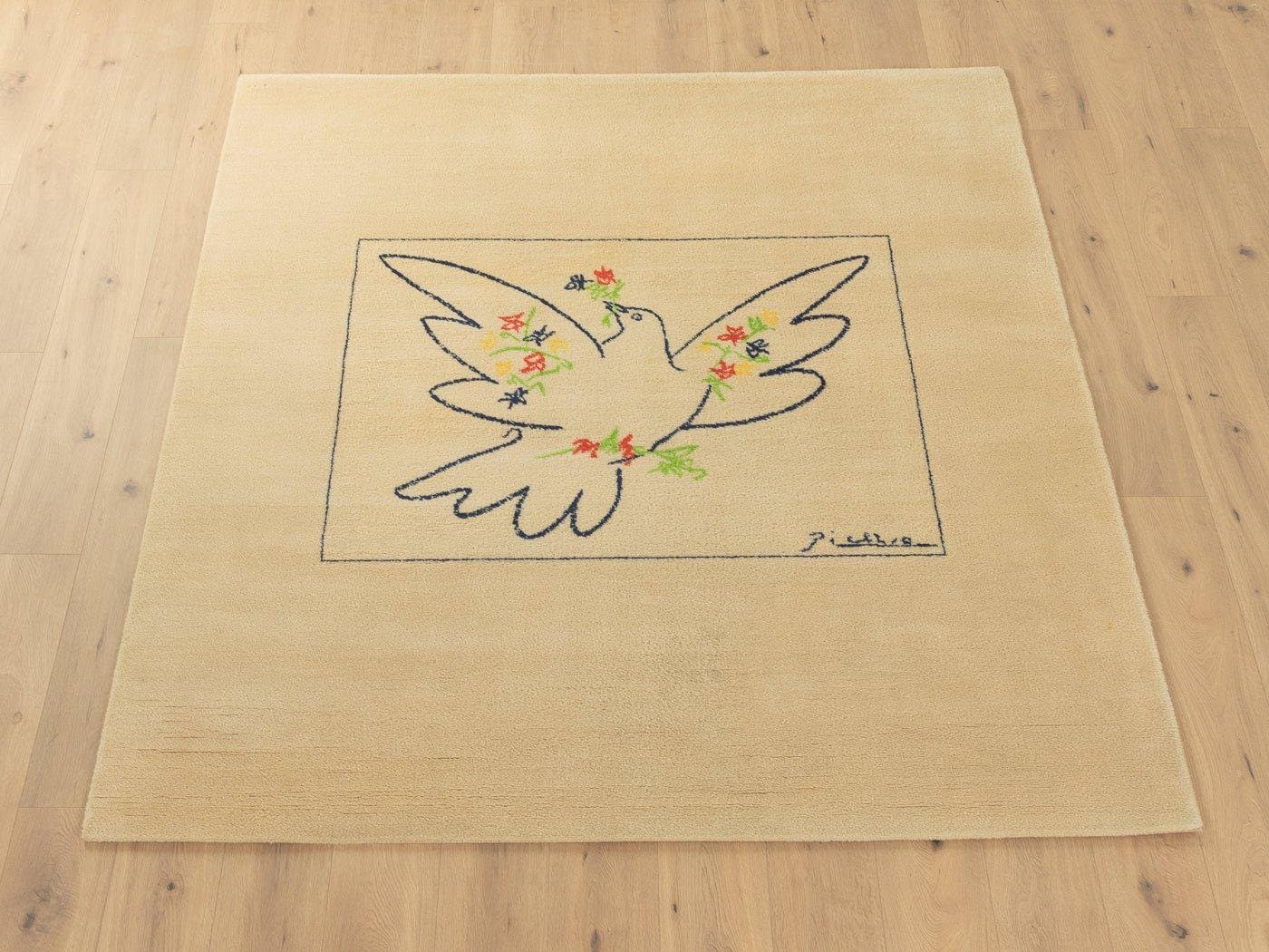 Dywan Picasso 240x200 cm, multikolor, wełna, Niderlandy, lata 90. - 282054