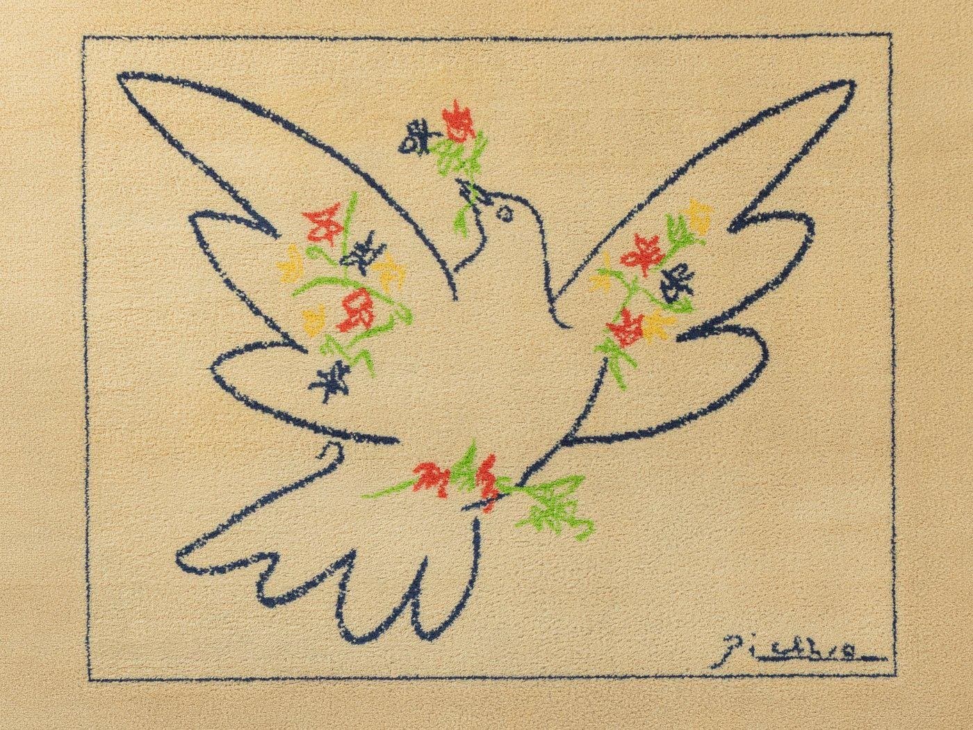 Dywan Picasso 240x200 cm, multikolor, wełna, Niderlandy, lata 90. - 282055