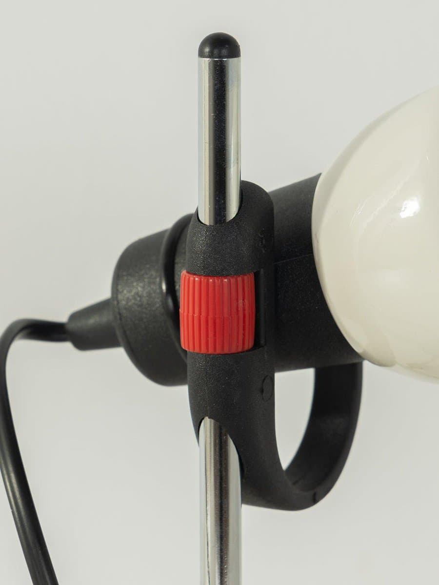 Lampa biurkowa, czarny, metal, Seneca, Włochy, lata 70. - 281906