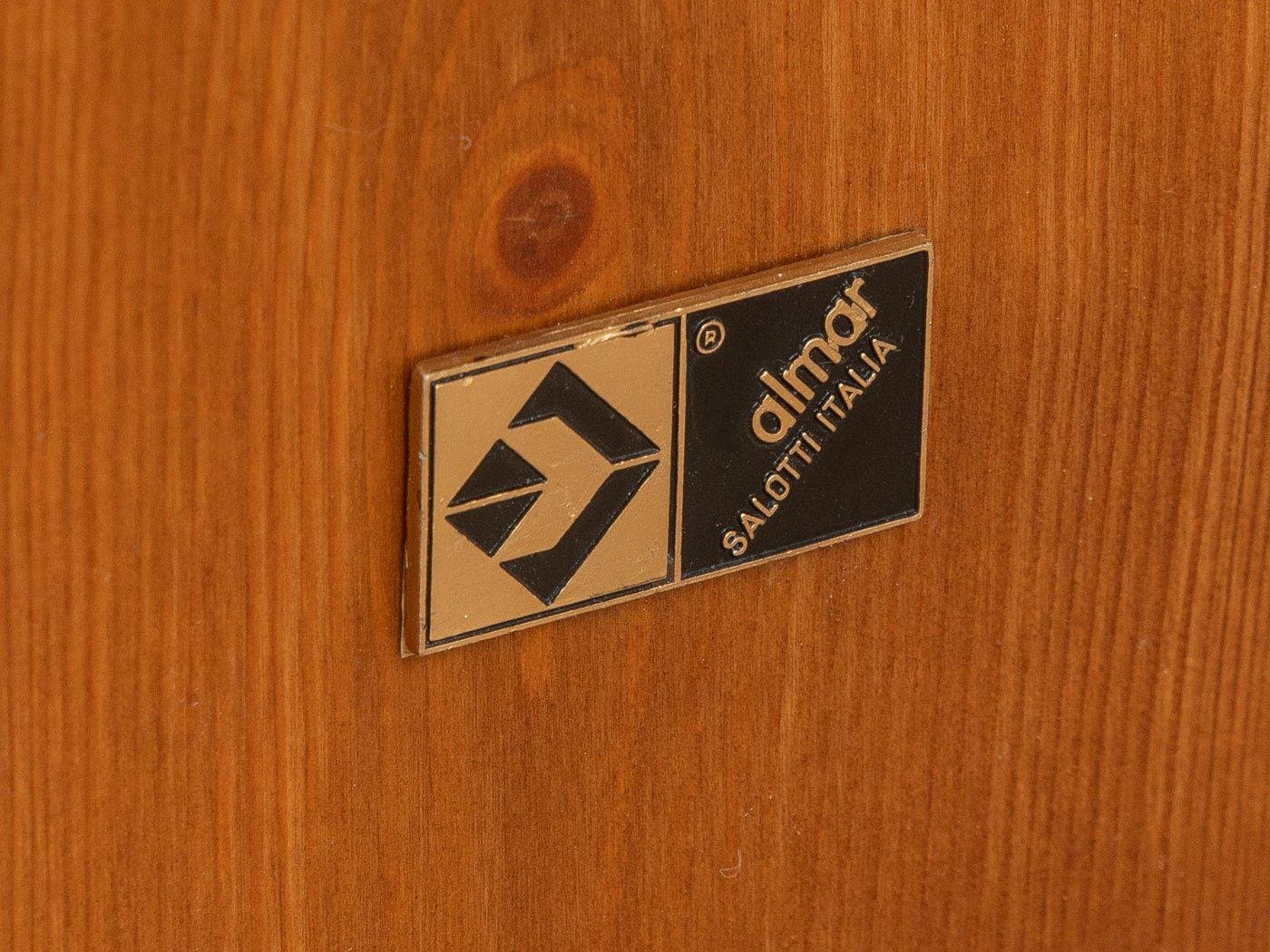 Sofa Almar, zielony, skóra, Włochy, lata 70. - 281793