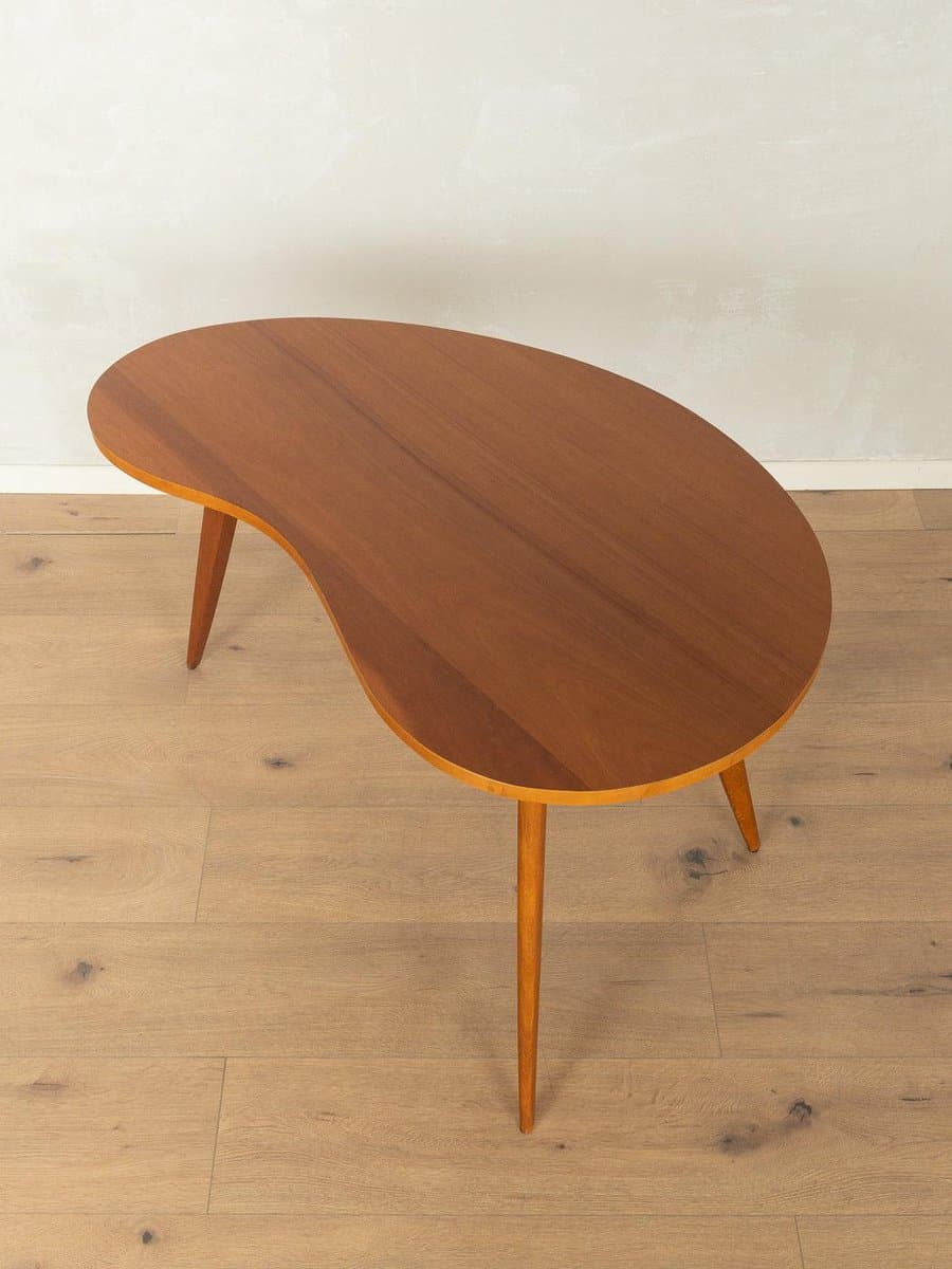 Side Table Kidney-Shaped, brown wood, Germany, 1950s - 281784