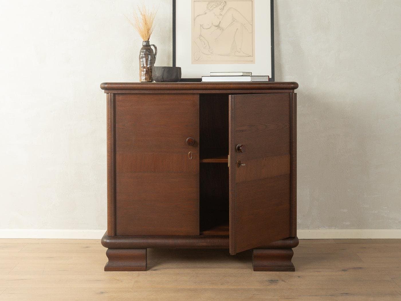 Komoda Art Deco, brązowy, drewno, Niemcy, lata 30. - 281741