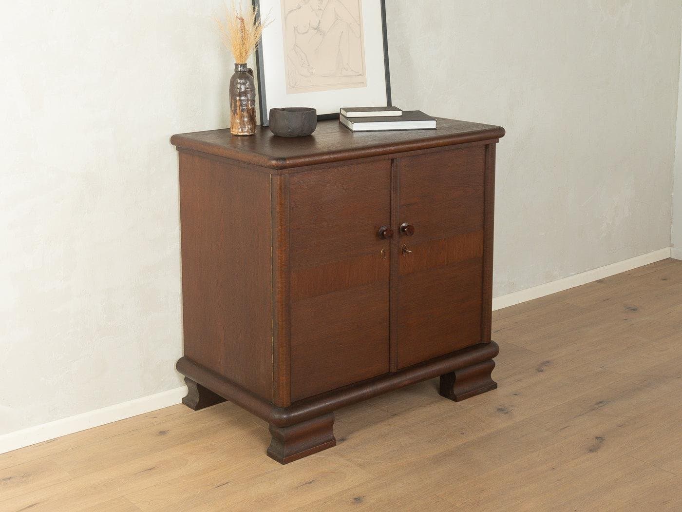 Komoda Art Deco, brązowy, drewno, Niemcy, lata 30. - 281742