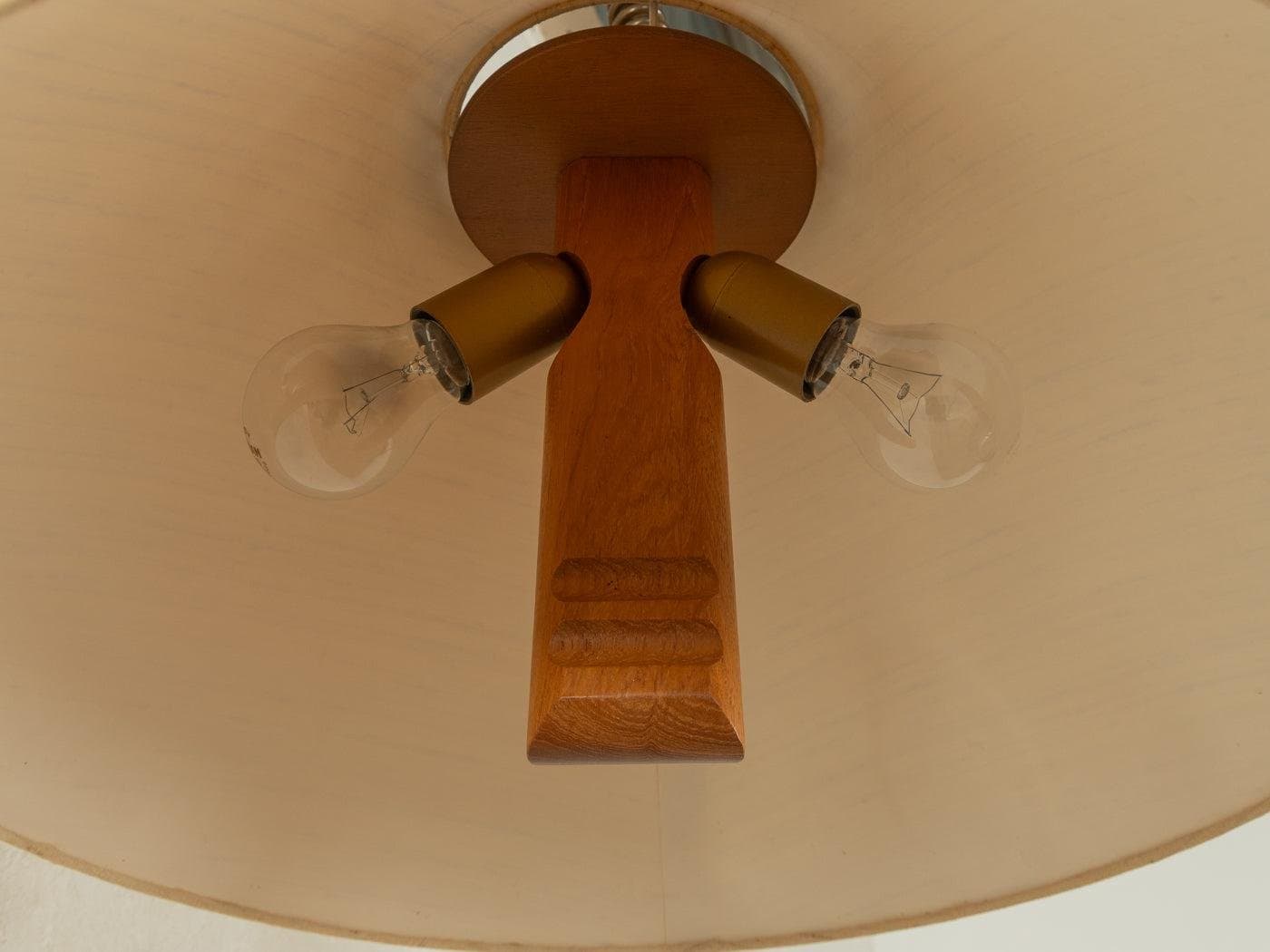 Pendant lamp, beige glass, Germany, 1960s. - 281675