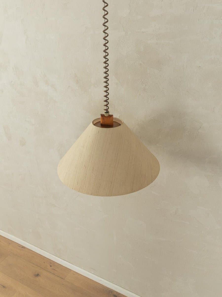 Pendant lamp, beige glass, Germany, 1960s. - 281673