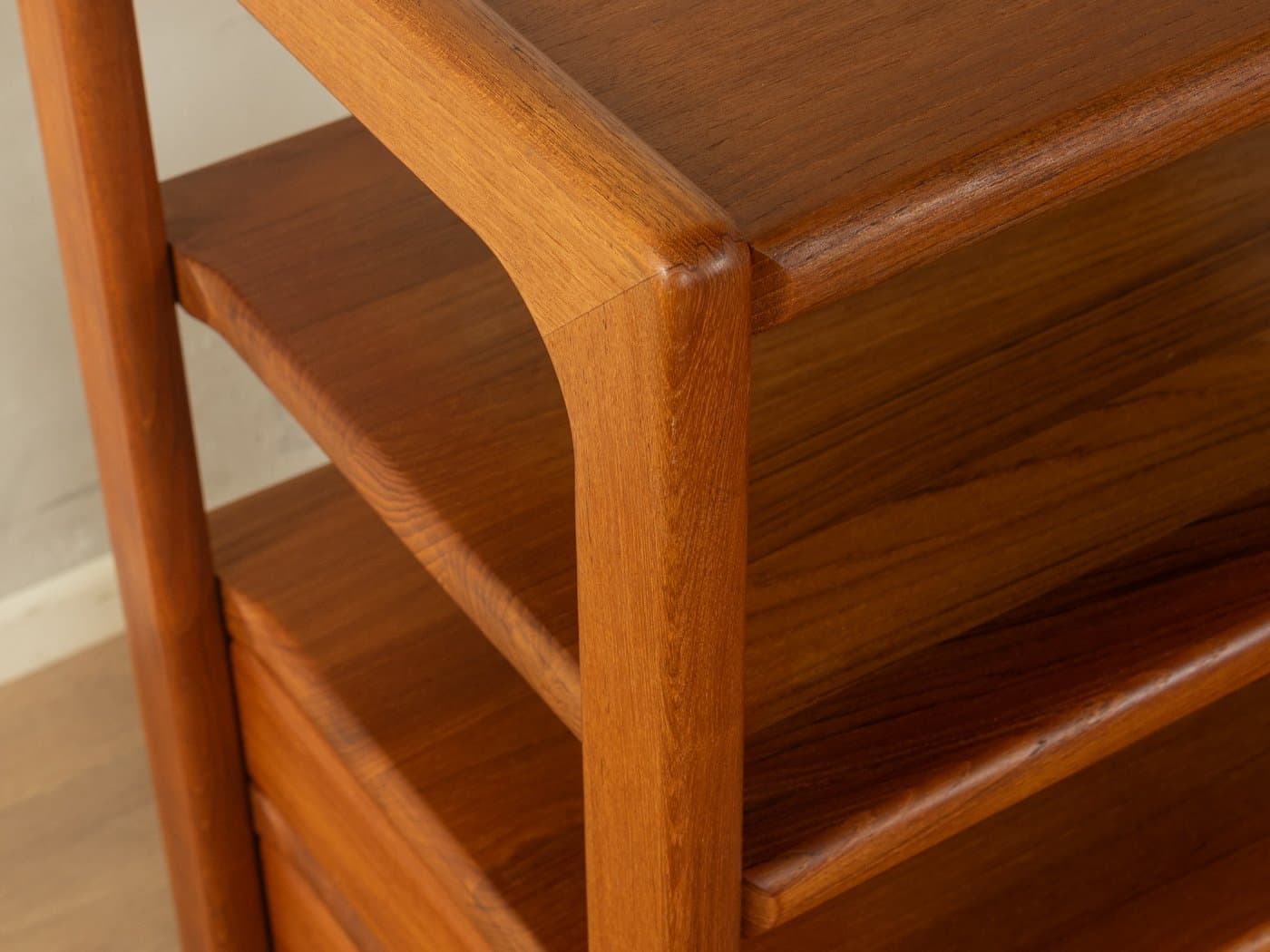 Regał HiFi, brązowy, orzech, Dyrlund, Dania, lata 60. - 281570