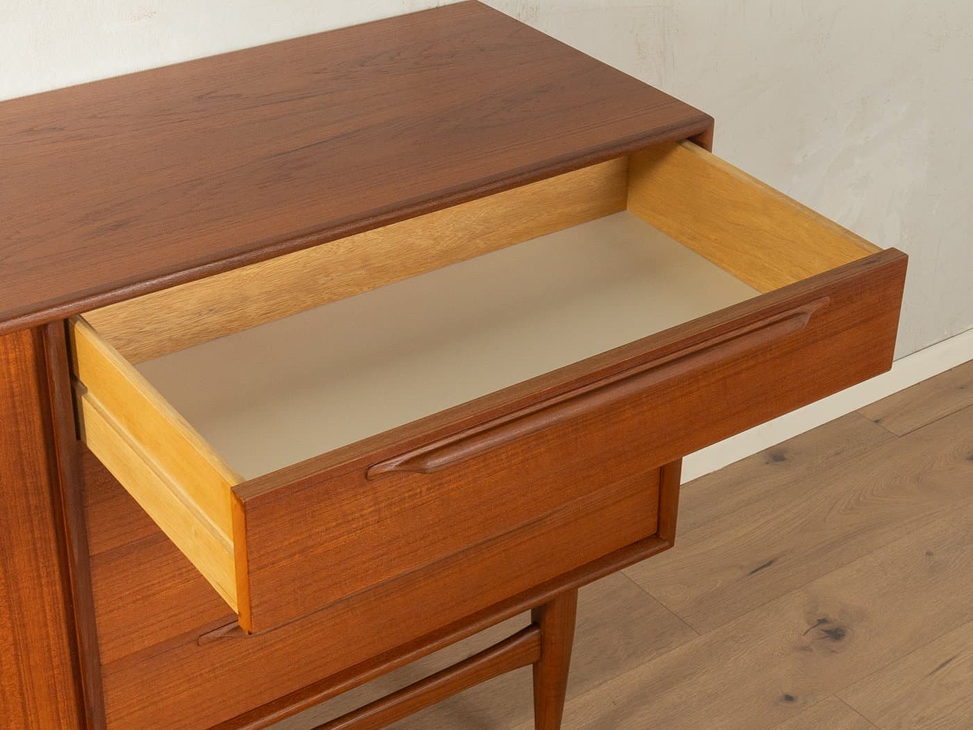 Komoda, teak brązowy, Heinrich Riestenpatt, Niemcy, lata 60. - 281516