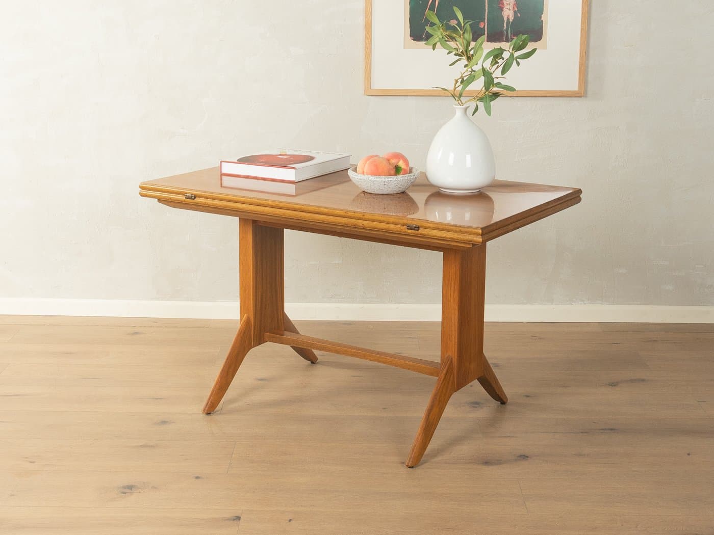 Stół jadalniany, brązowy, teak, Niemcy, lata 50. - 281463