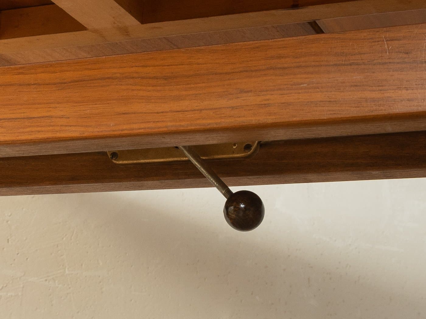 Stół jadalniany, brązowy, teak, Niemcy, lata 50. - 281454