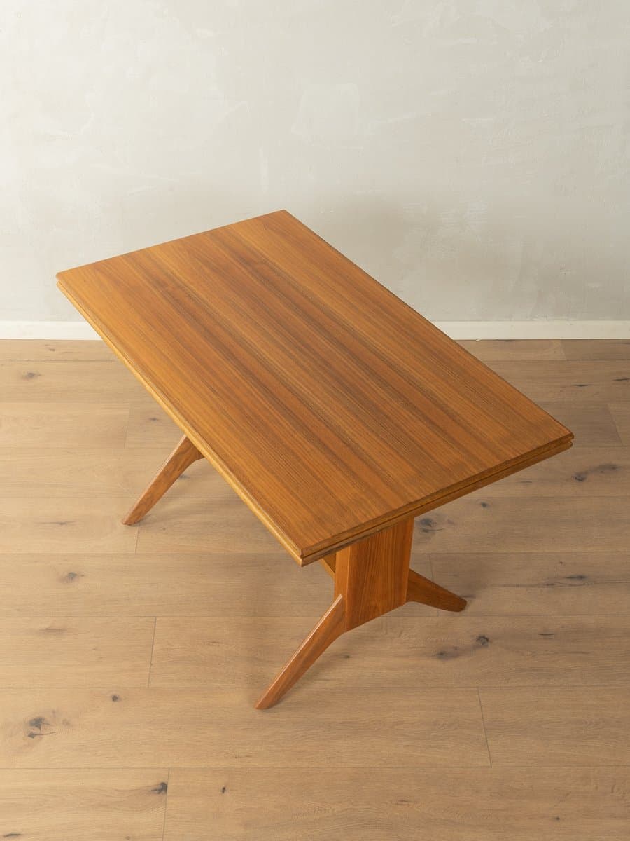 Stół jadalniany, brązowy, teak, Niemcy, lata 50. - 281457