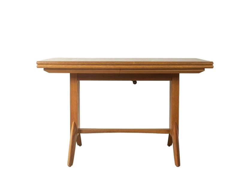 Stół jadalniany, brązowy, teak, Niemcy, lata 50.