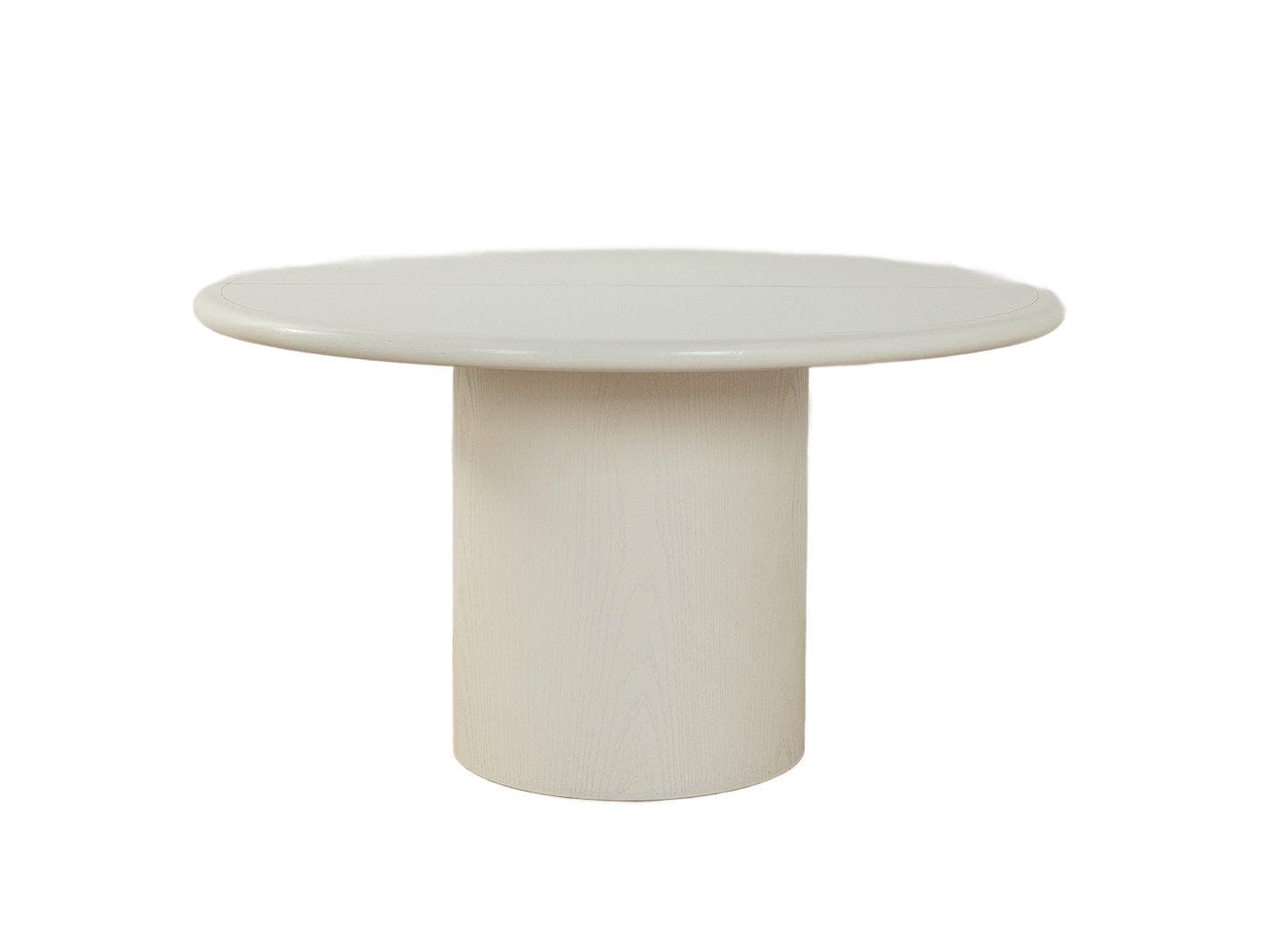 Stół jadalniany, biały, jesion, metal, Niemcy, lata 80.