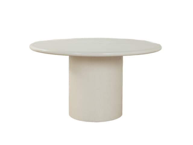 Stół jadalniany, biały, jesion, metal, Niemcy, lata 80. - WYMIARY