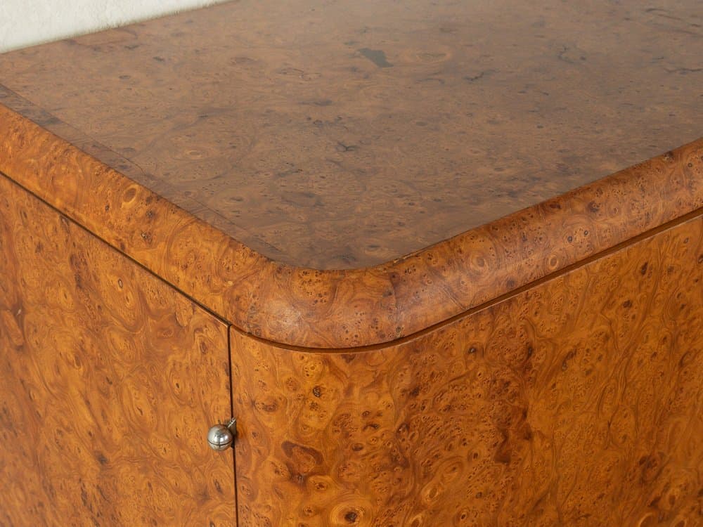 Sekretarzyk Art Deco, brązowy, orzech, Niemcy, lata 20. - 281336