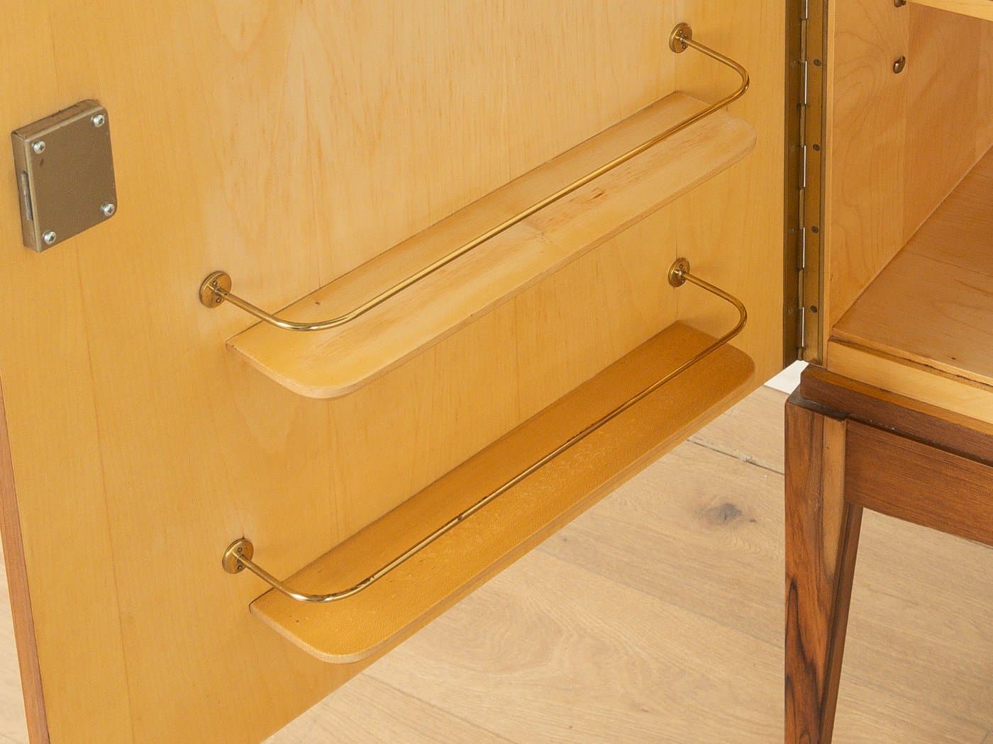 Home bar, brown walnut, Germany, 1960s - 281315