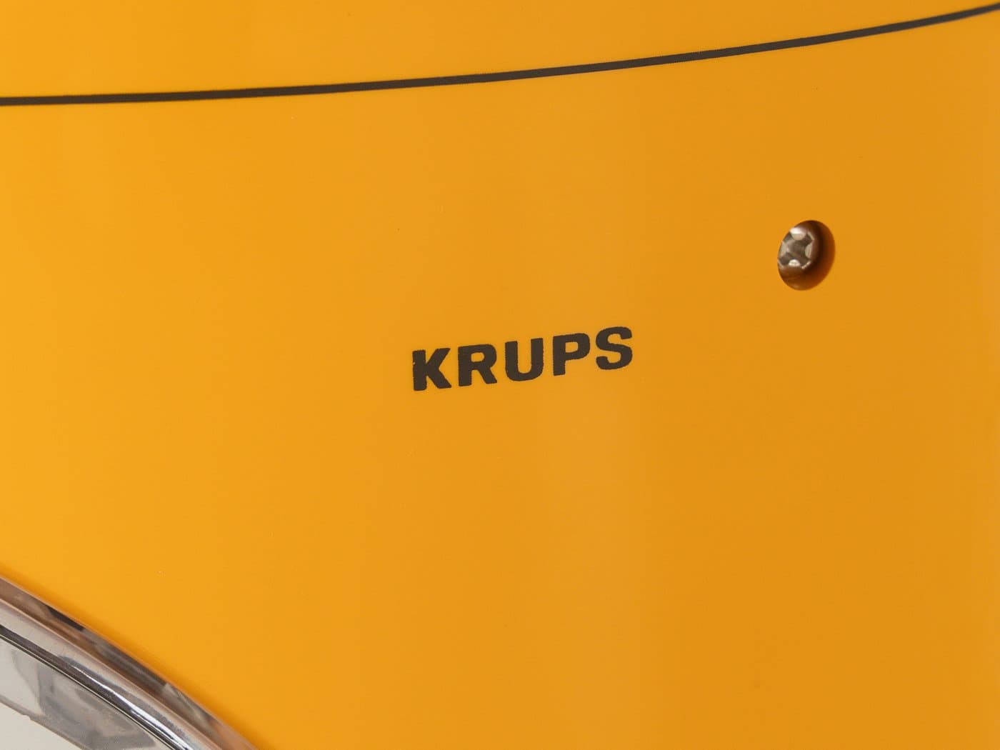 Coffee grinder Coffina Super, orange plastic, Krups, Germany, 1970s. - 281281