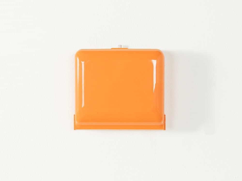 Waga kuchenna pomarańczowy, plastik, Niemcy, lata 70. - 281257