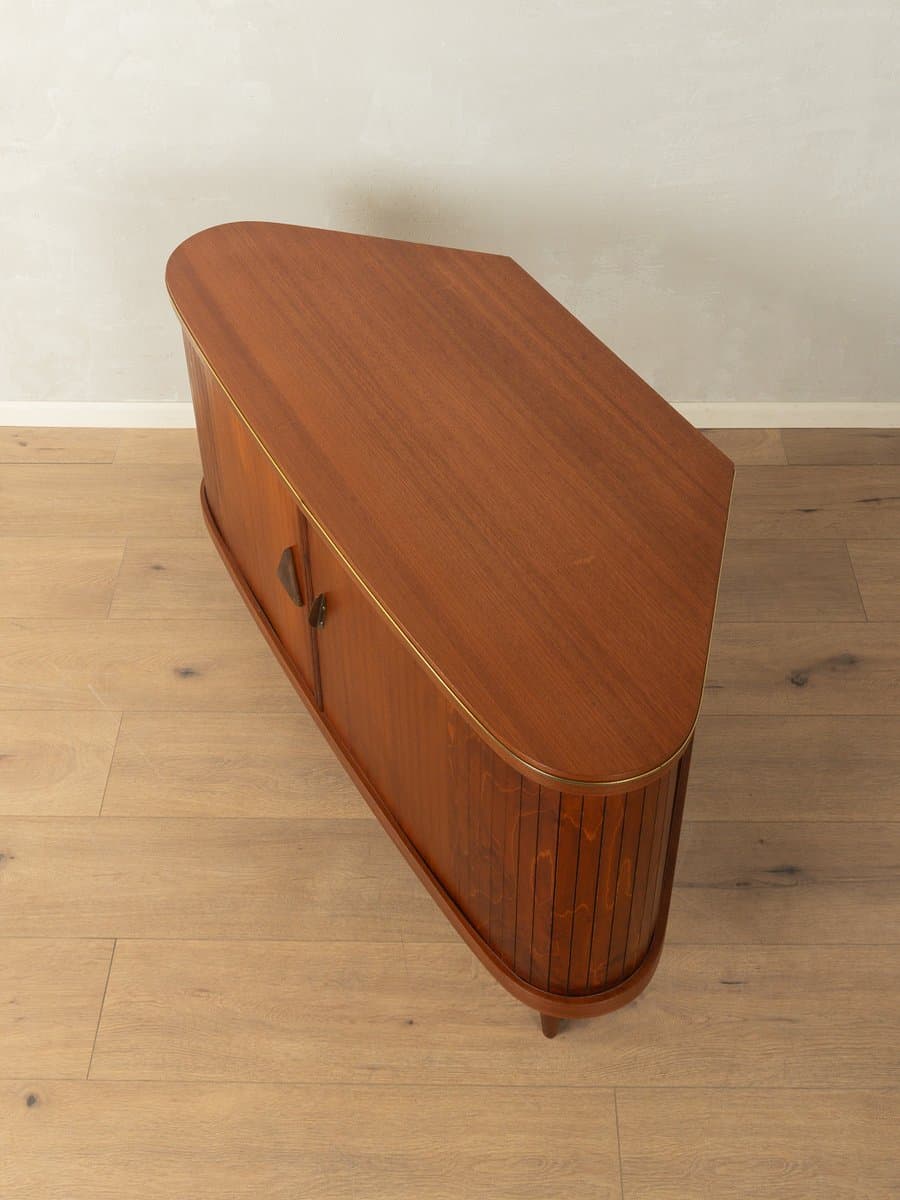 Bar Cabinet, Mid-Century, brown walnut, ash, Germany, 1950s - 281231