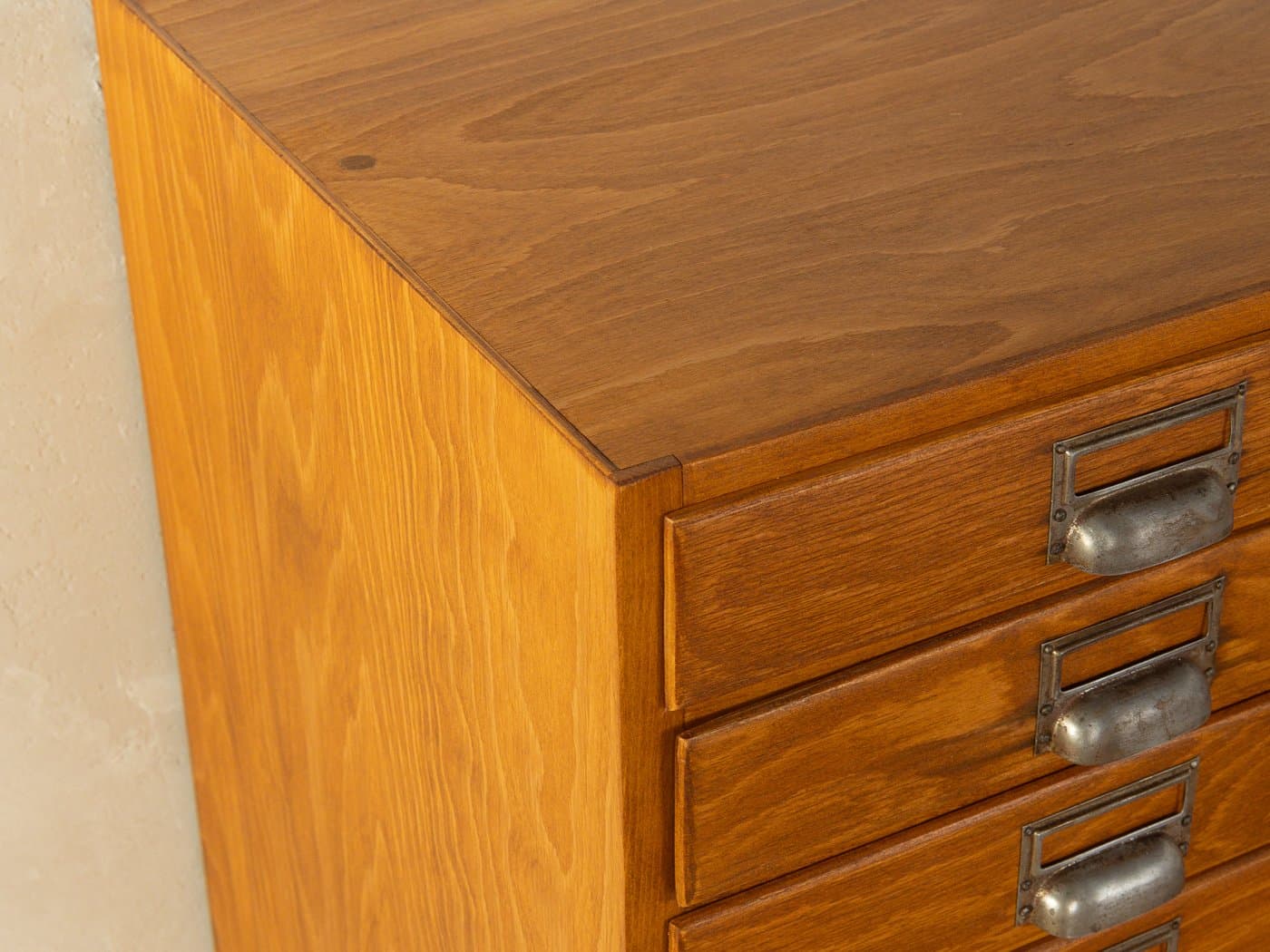 Komoda wysoka, brązowy, buk, Niemcy, lata 50. - 281207