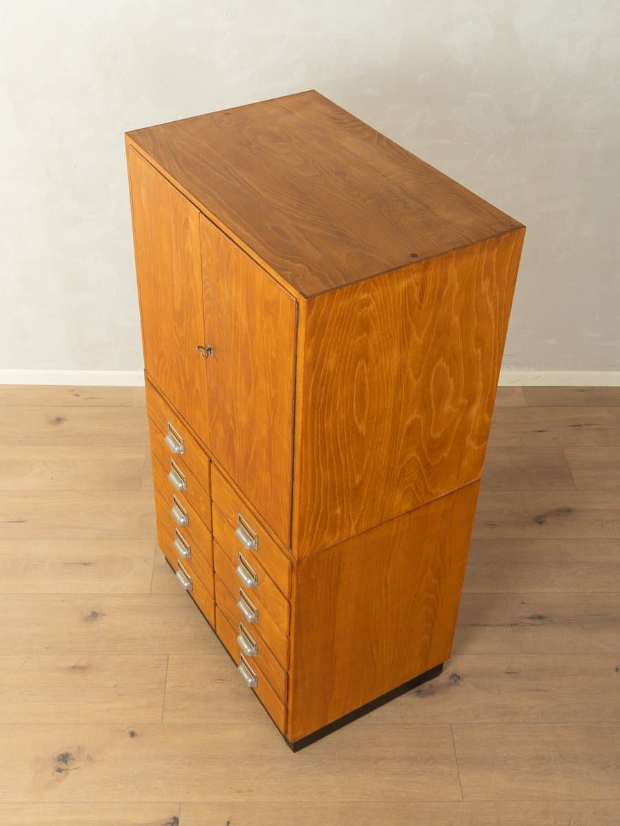 Cabinet, brown beech, Germany, 1950s. - 281193