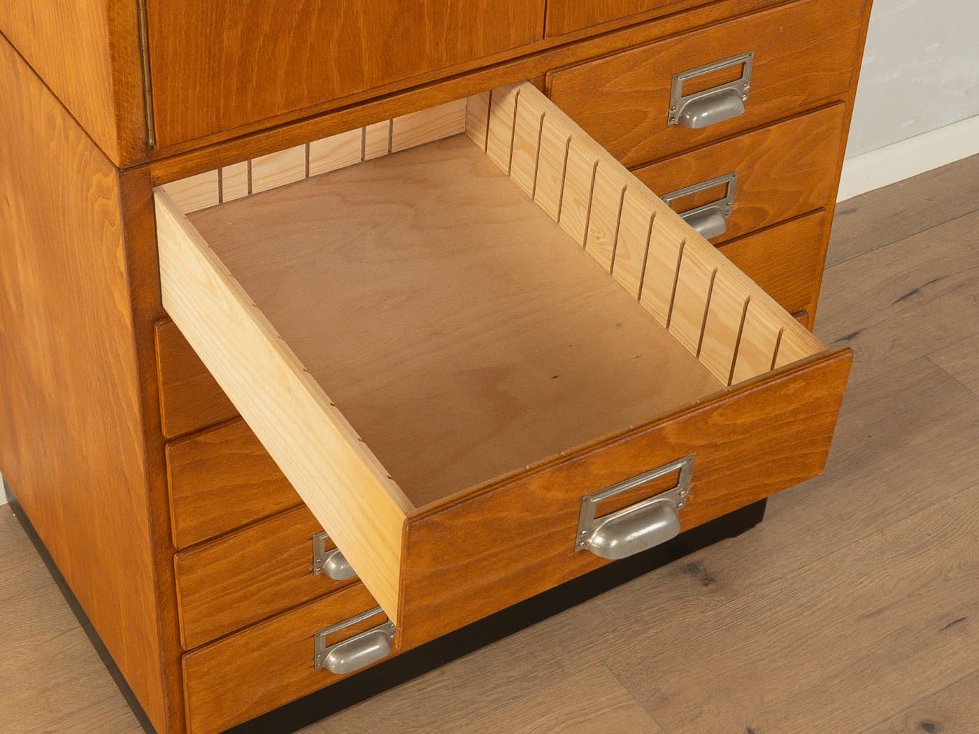 Cabinet, brown beech, Germany, 1950s. - 281195