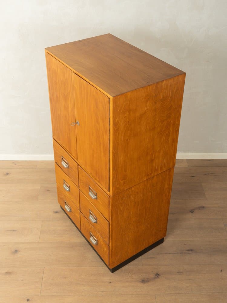 Chest of drawers, brown beech, Germany, 1950s - 281184