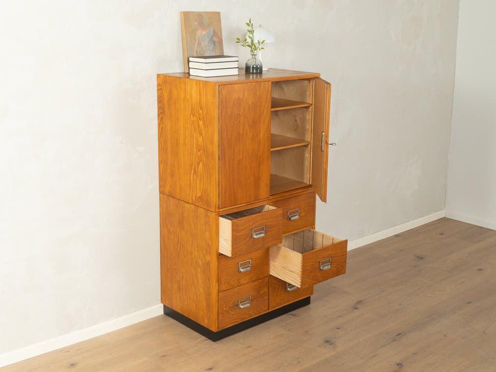 Chest of drawers, brown beech, Germany, 1950s - 281183