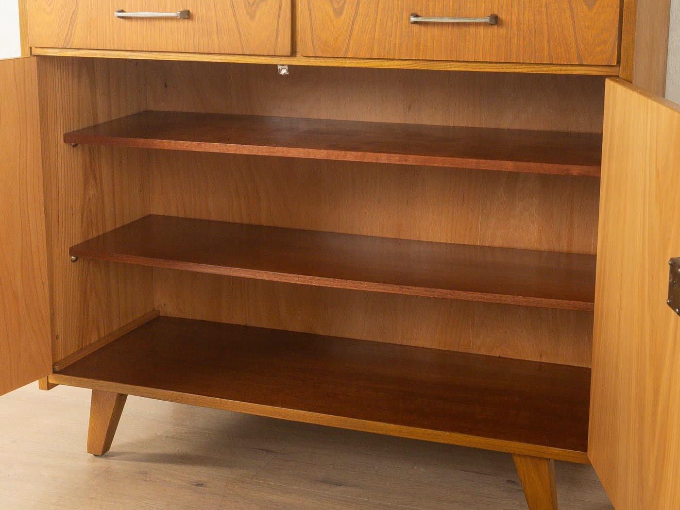 Chest of drawers, brown ash, Germany, 1970s - 281109