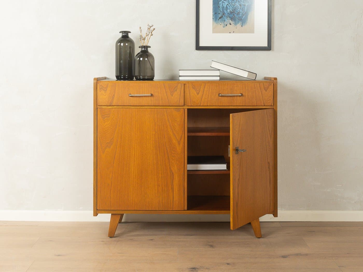 Chest of drawers, brown ash, Germany, 1970s - 281105