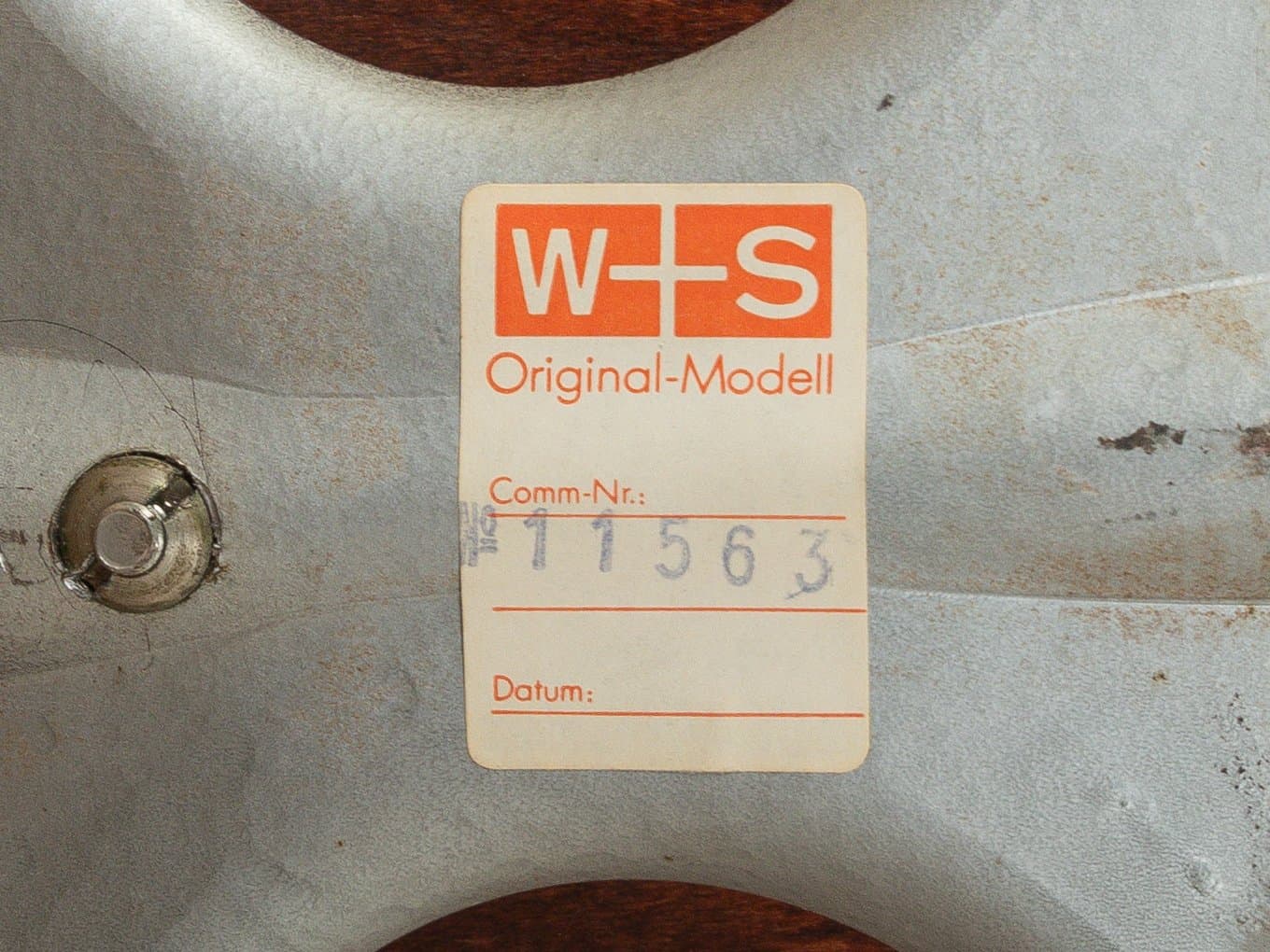 Zestaw czterech krzeseł SE 68, brązowy, buk, proj. E. Eiermann, Wilde+Spieth, Niemcy, lata 50. - 281082