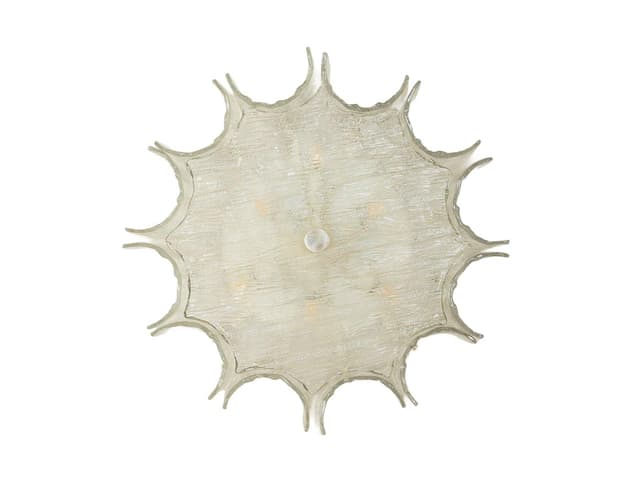 Ceiling lamp, transparent glass, Kaiser Leuchten, Germany, 1970s - DIMENSION