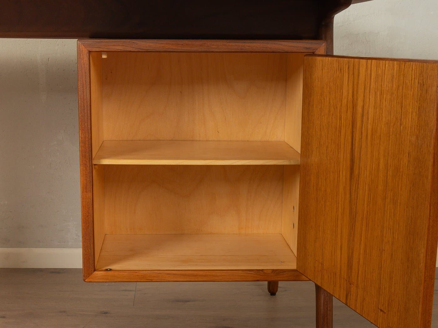Desk, brown teak, by A. Vodder, Denmark, 1960s - 280994