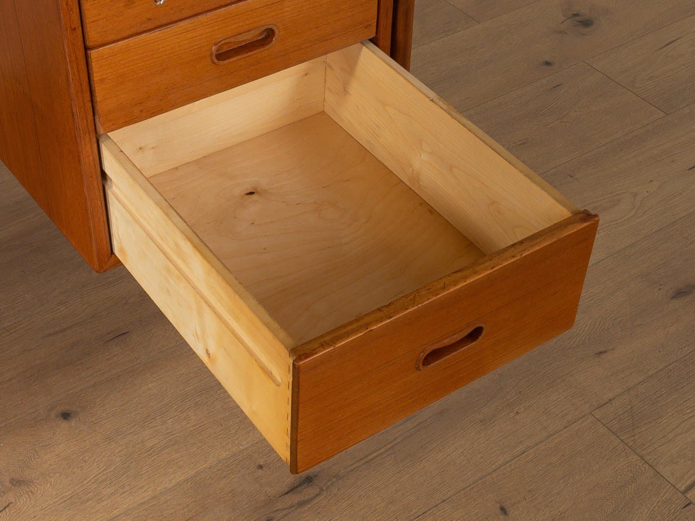 Desk, brown teak, by A. Vodder, Denmark, 1960s - 280990