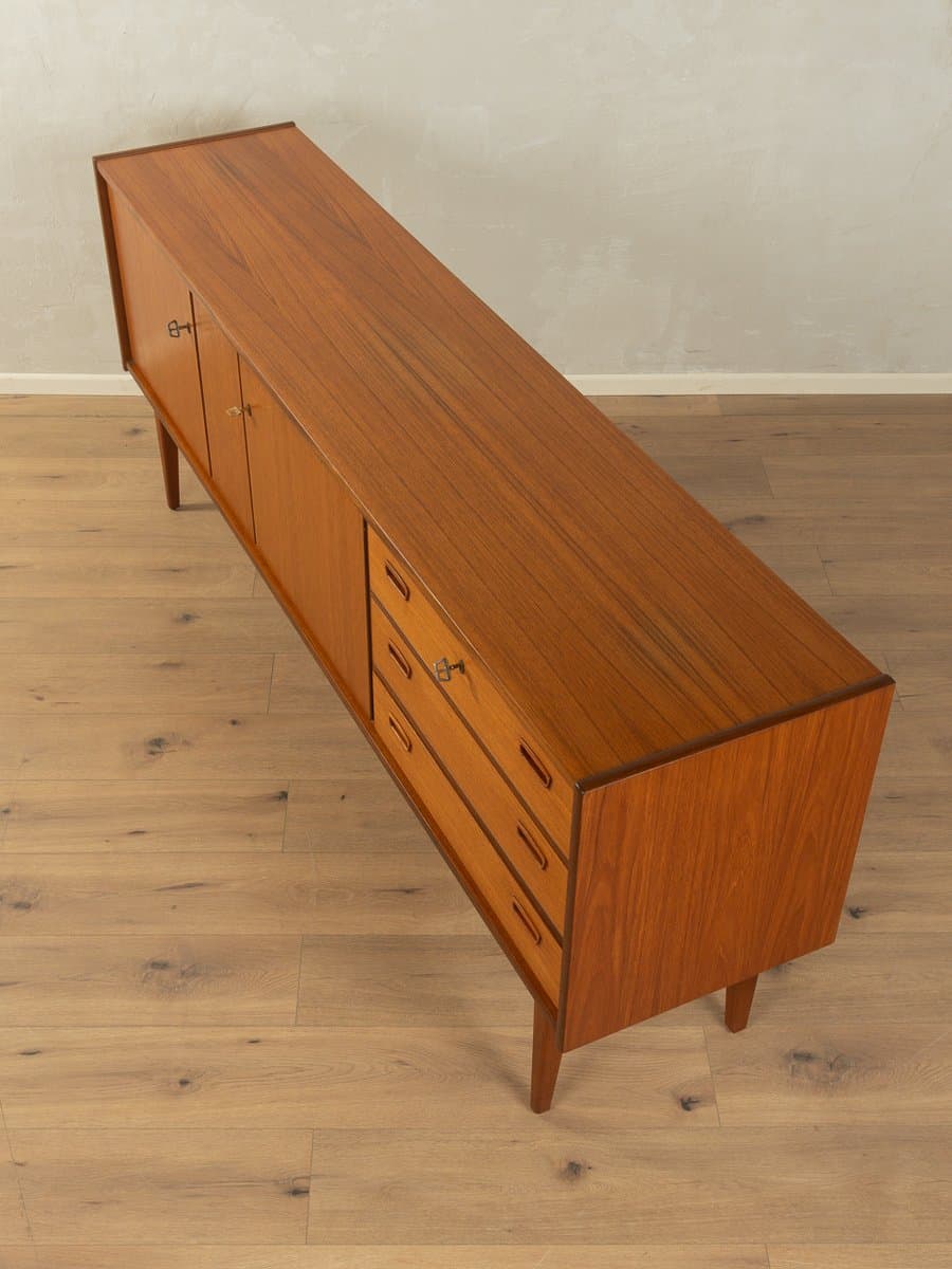 Sideboard, brązowy, teak, Niemcy, lata 60. - 280897