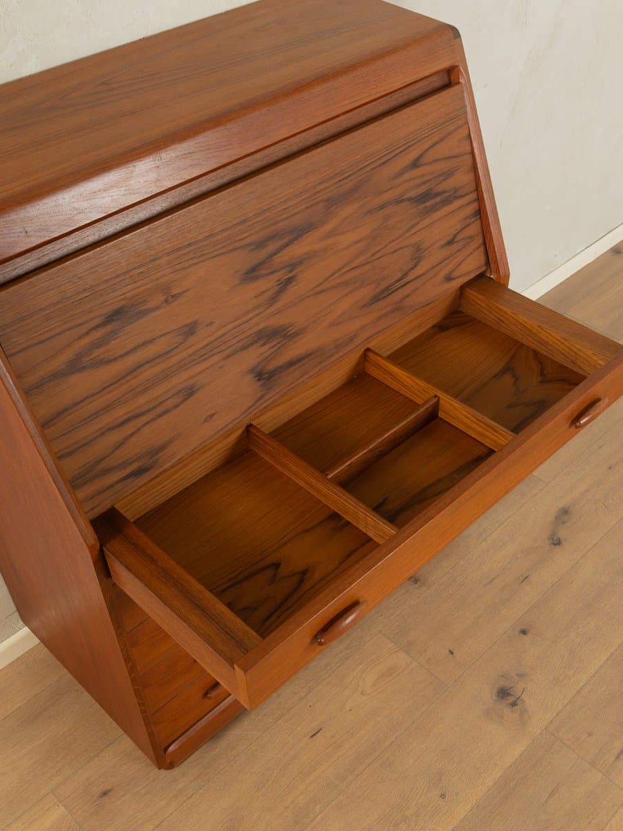 Sekretarzyk, teak brązowy, Dyrlund, Dania, lata 80. - 280890