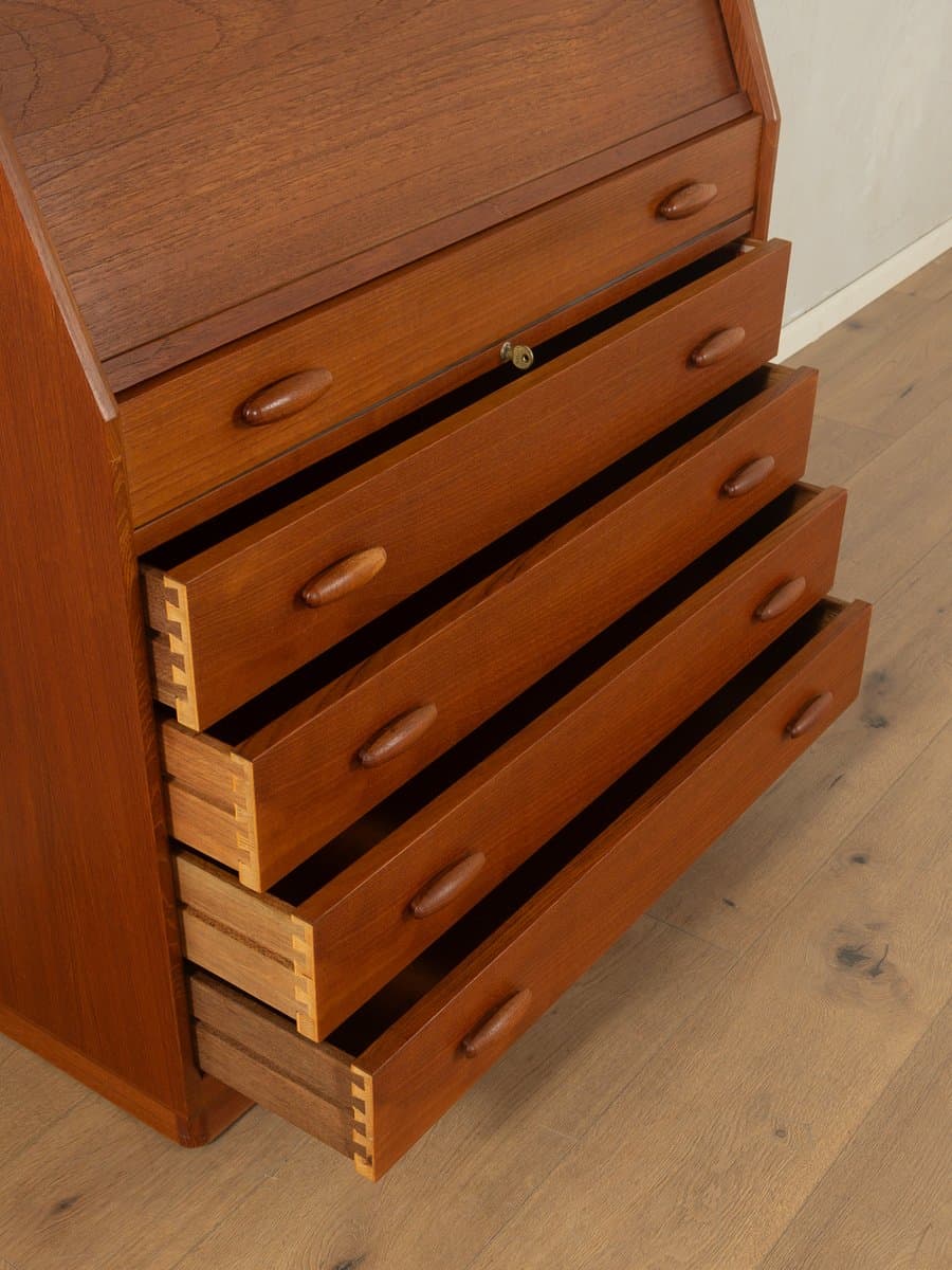 Sekretarzyk, teak brązowy, Dyrlund, Dania, lata 80. - 280891