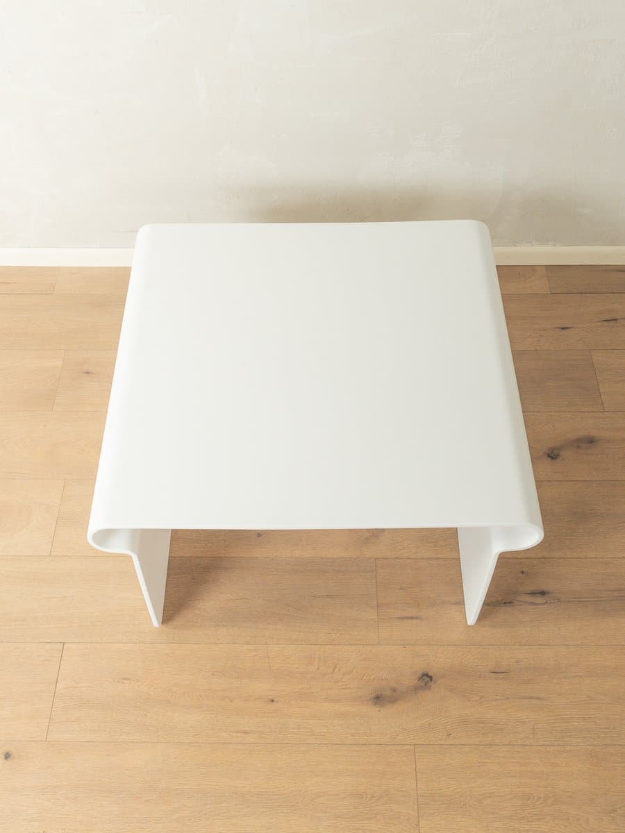 Stolik kawowy Space Age, plastik biały, Niemcy, lata 70. - 280863