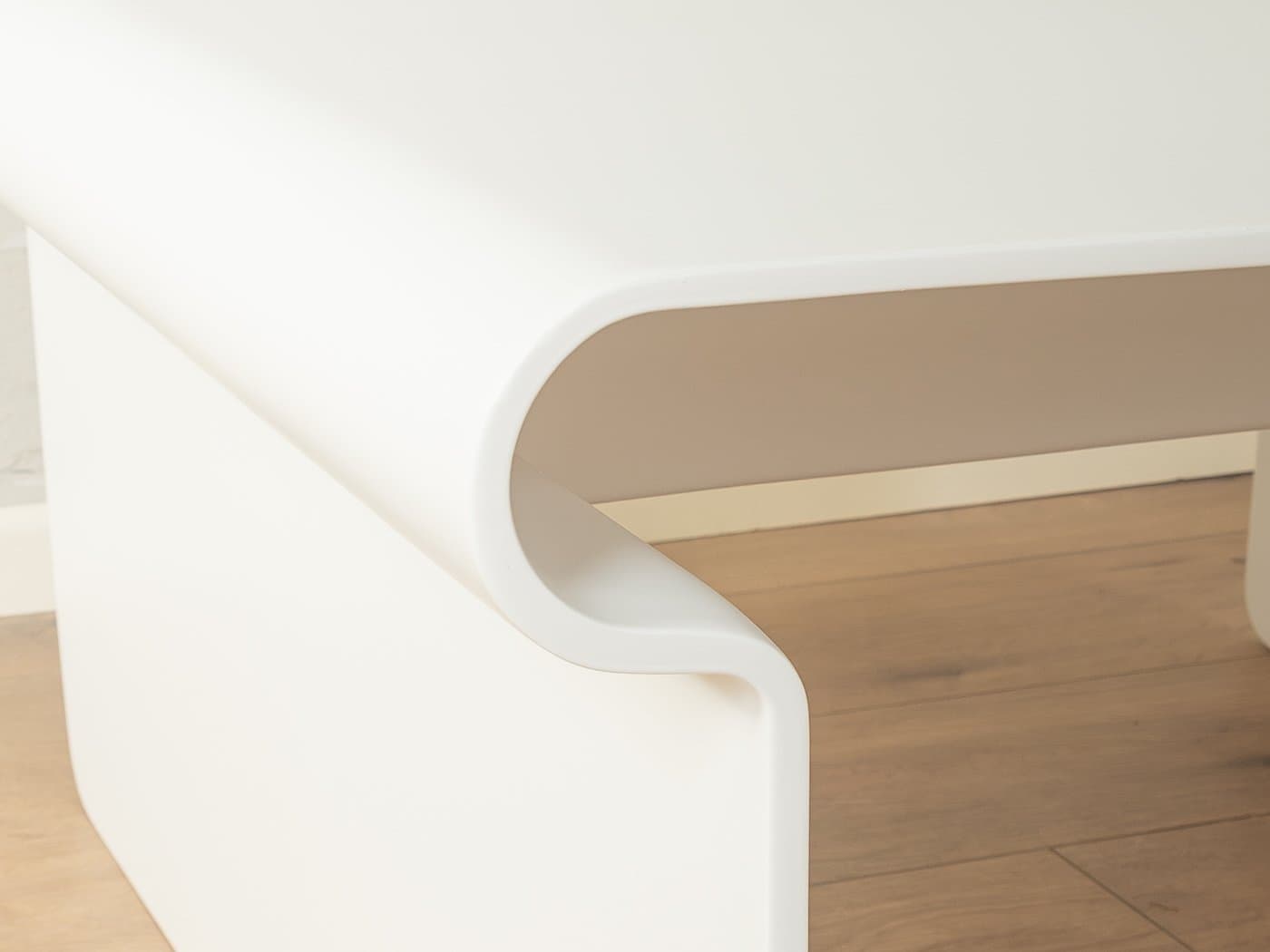 Stolik kawowy Space Age, plastik biały, Niemcy, lata 70. - 280864