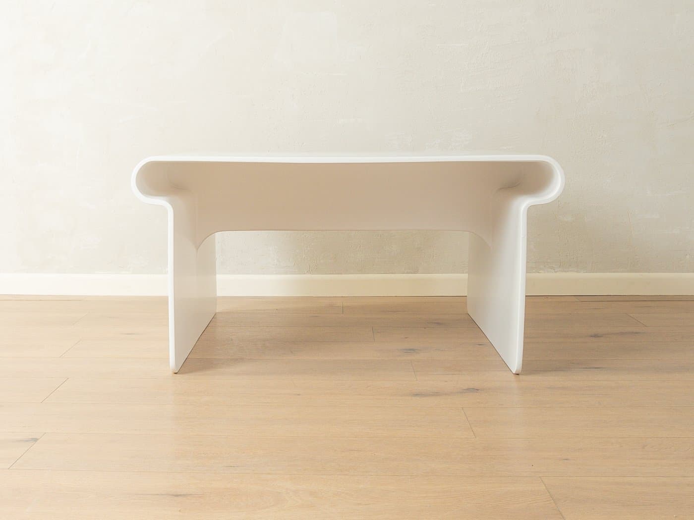 Stolik kawowy Space Age, plastik biały, Niemcy, lata 70. - 280866