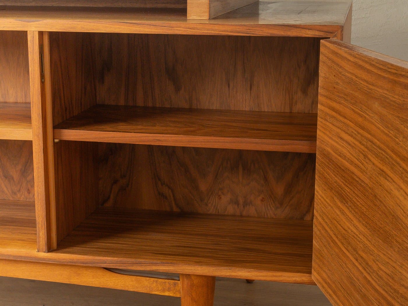 Desk, brown oak, Germany, 1960s - 280849