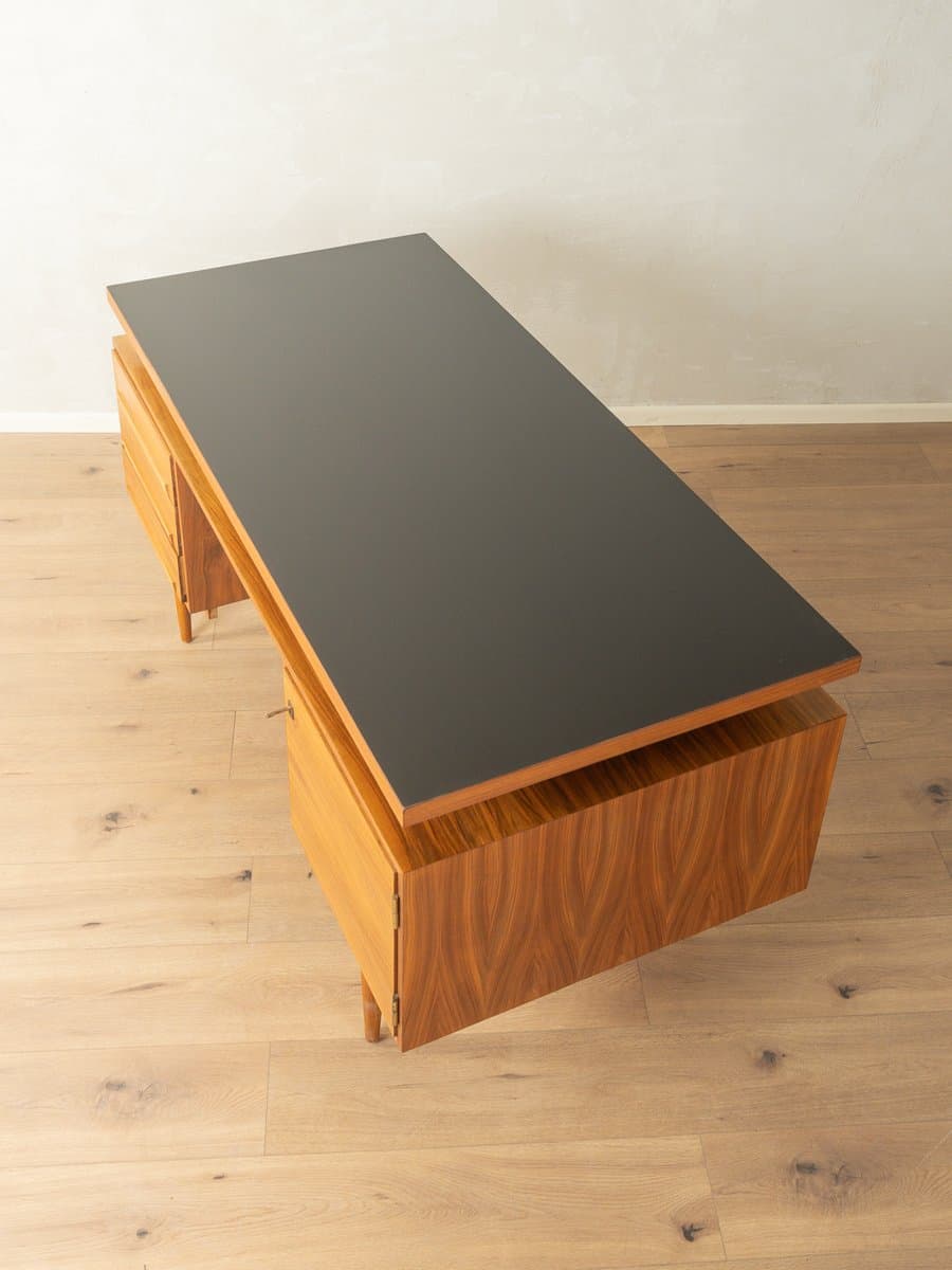 Desk, brown oak, Germany, 1960s - 280846