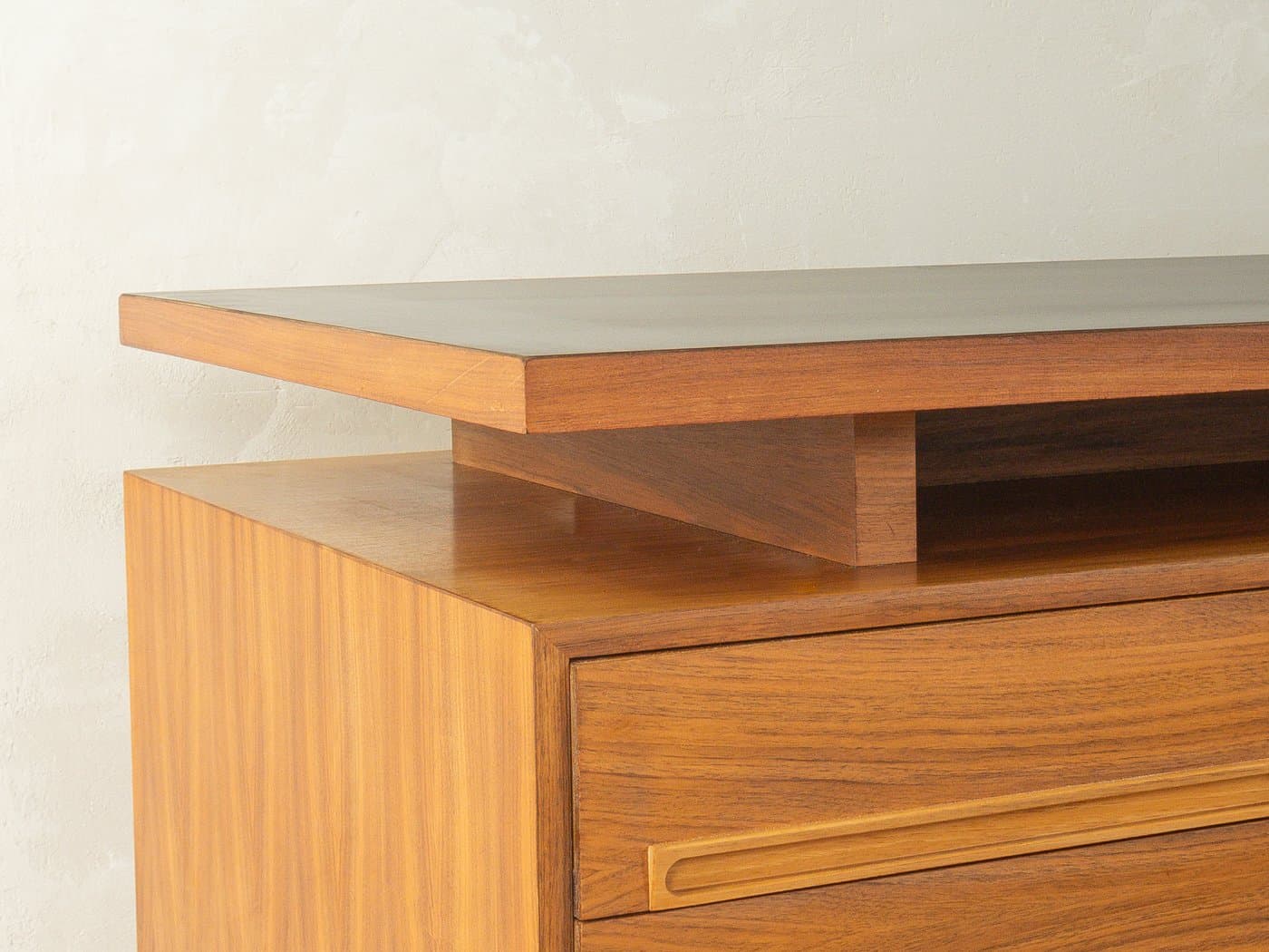 Desk, brown oak, Germany, 1960s - 280852