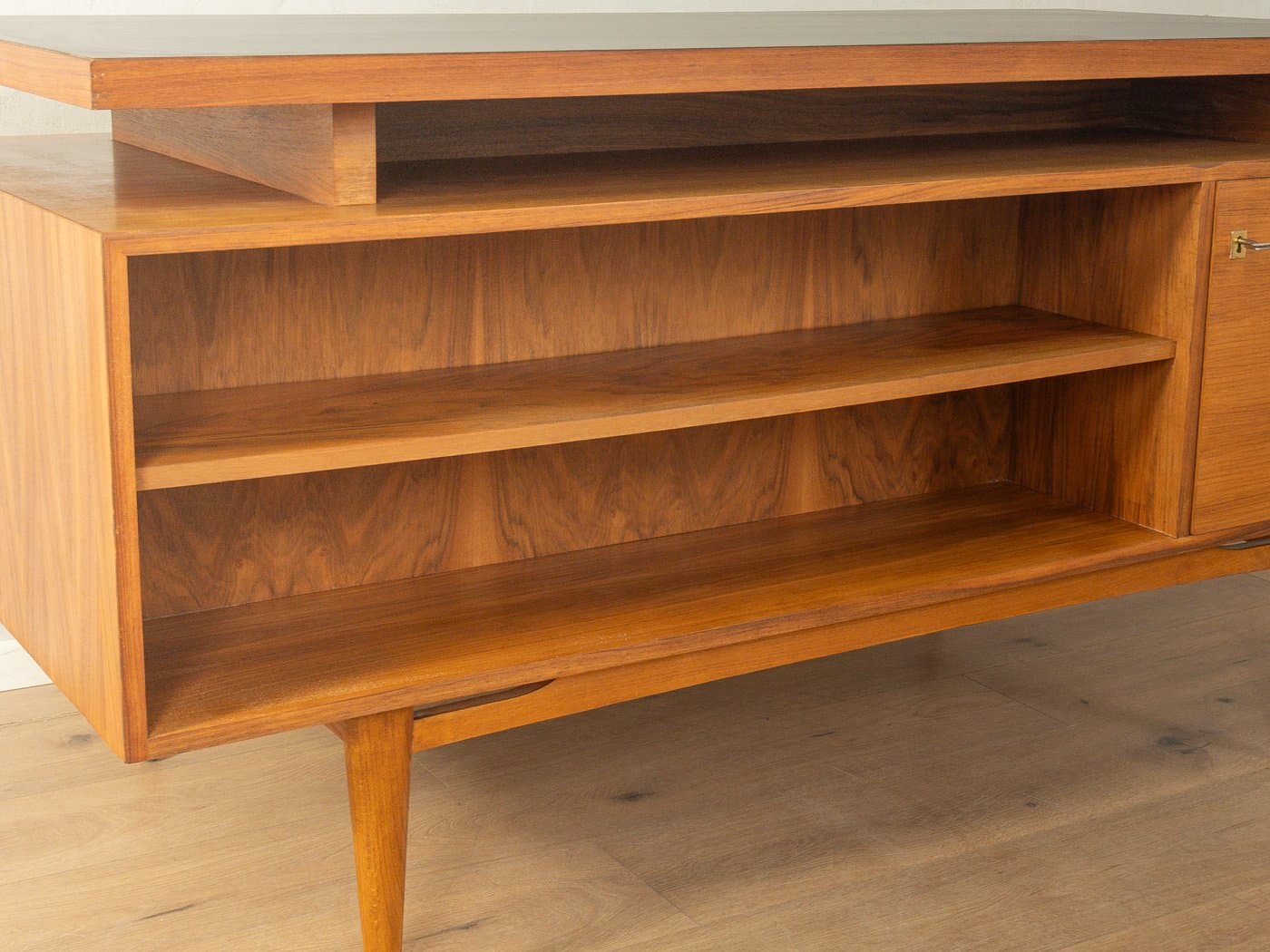 Desk, brown oak, Germany, 1960s - 280848