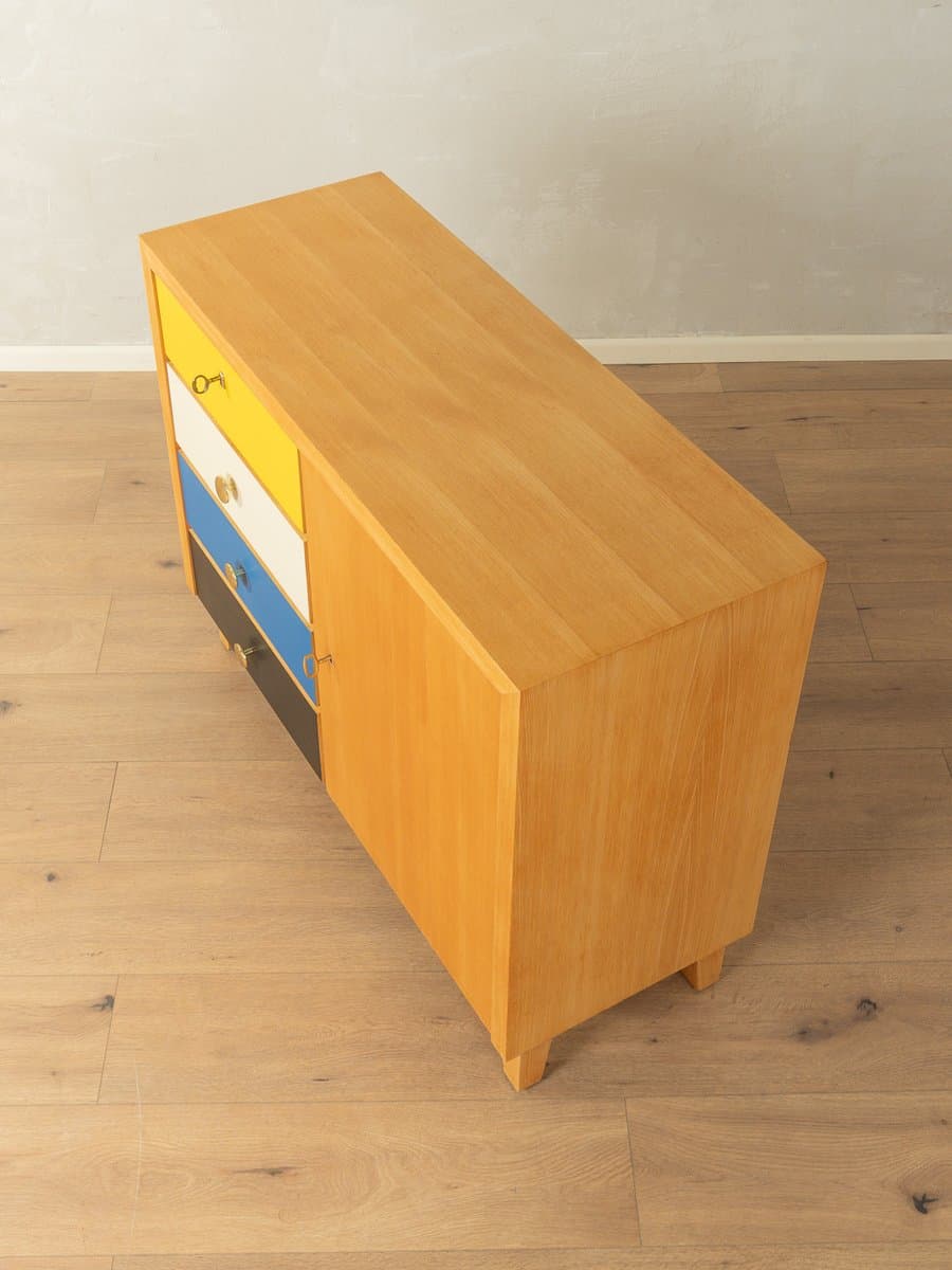 Komoda, multicolor, orzech, Musterring, Niemcy, lata 50. - 280812