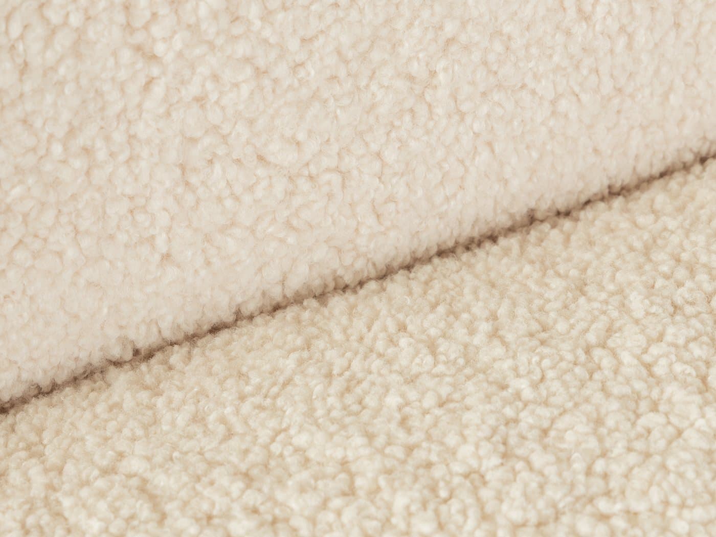 Sofa koktajlowa, beżowa, buk, tkanina, Niemcy, lata 50. - 280801