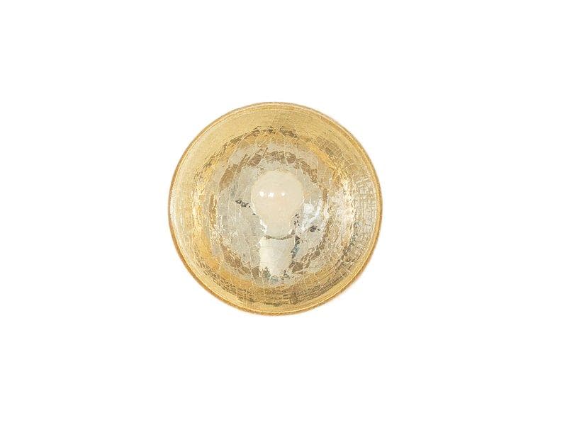 Lampa ścienna, żółty, szkło, Niemcy, lata 60.