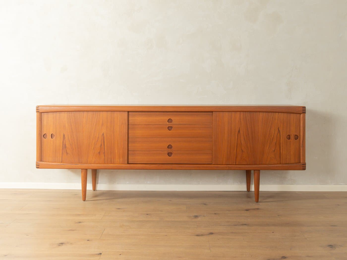 Sideboard, teak brązowy, Bramin Mobler, Dania, lata 60. - 280781