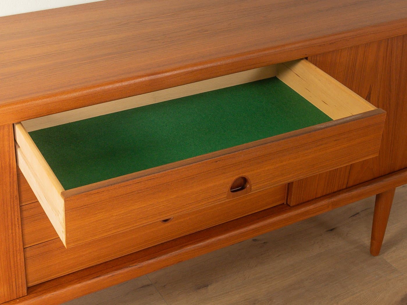 Sideboard, teak brązowy, Bramin Mobler, Dania, lata 60. - 280779