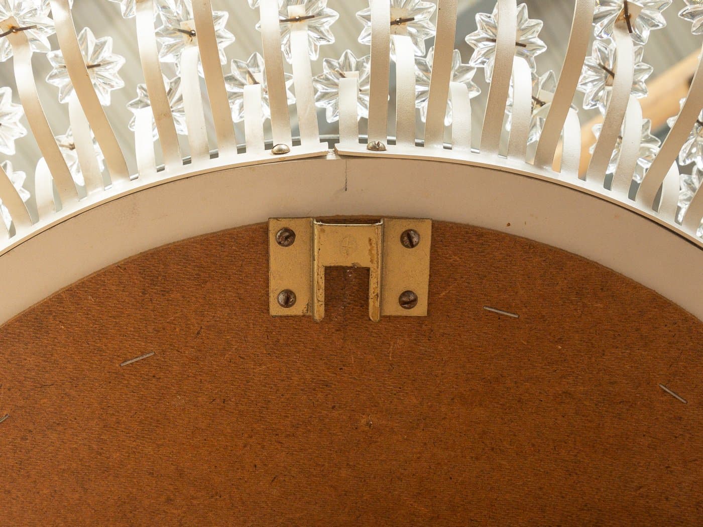 Lustro Space Age, transparent, szkło, Austria, lata 60. - 280764